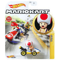 Hot Wheels Toad Standard Kart Super Mario Kart Diecast 1/64