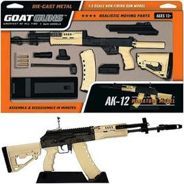 Goat Guns Miniature AK12 Model FDE Diecast Toy 1:3 Scale