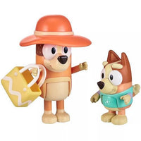 Beach Day Chilli & Bingo Bluey & Friends Figure Set 2"