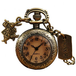 Alice in Wonderland White Rabbit Pocket Watch