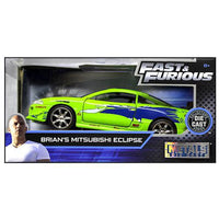 Brian's Mitsubishi Eclipse Fast & Furious Jada Diecast 1/32