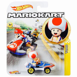 Toad in Sneaker Vehicle Hot Wheels Mario Kart 1/64 Diecast