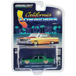 '85 Chevy Impala Green California Lowriders Greenlight 1/64 Series 4