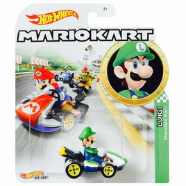 Hot Wheels Luigi Standard Kart Super Mario Kart Diecast 1/64