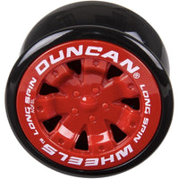 Duncan Butterfly YO-YO Red Wheels Long Spin