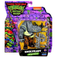 Rocksteady Teenage Mutant Ninja Turtles Mutant Mayhem Action Figure 4.5"