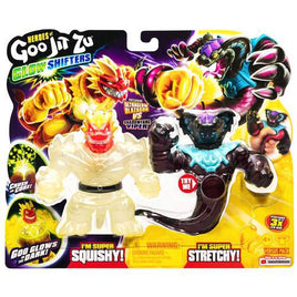 Ultraglow Blazagon Vs. Shadowfang Viper Goo Shifters Heroes of Goo Jit Zu Figure 4" 2 Pack