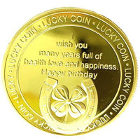 Happy Birthday Good Luck Metal Challenge Coin Souvenir