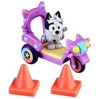 Muffin's Cat Squad Bike Figure Set 2" Bluey & Friends