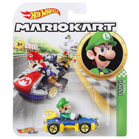 Hot Wheels Luigi Mach 8 Mario Kart Diecast 1/64