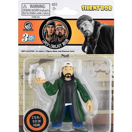 Jay & Silent Bob 3.75" Poseable Figure with Stand - Silent Bob