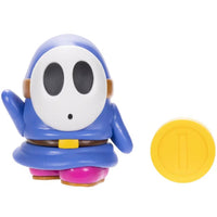 Bluey Shy Guy with Coin Super Mario 4" Nintendo Action Figure