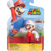 Fire Mario Super Mario 4" Nintendo Action Figure