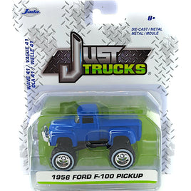 Jada Just Trucks 1956 Ford F-100 Blue Diecast 1/64