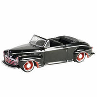 1947 Ford Deluxe Convertible Black California Lowriders Greenlight 1/64 Series 5