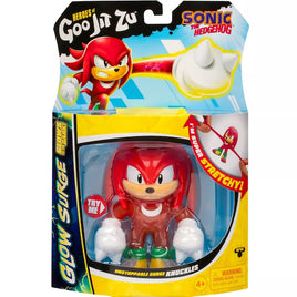 Knuckles Heroes of Goo Jit Zu Sonic Glow Surge Figure 4"