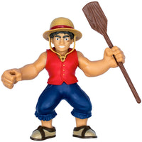 One Piece Luffy Ultra Gold Heroes of Goo Jit Zu Figure 7"