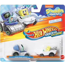 Plankton vs Spongebob Hot Wheels Racer Verse Diecast Vehicle 1:64