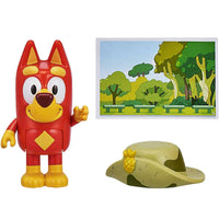 Bluey & Friends Rusty & Army Hat Figure 2"