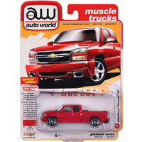 2006 Chevy Silverado SS Red Auto World Diecast Car 1:64