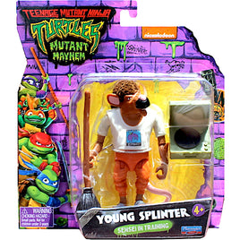 Young Splinter Teenage Mutant Ninja Turtles Mutant Mayhem Action Figure 4.5"