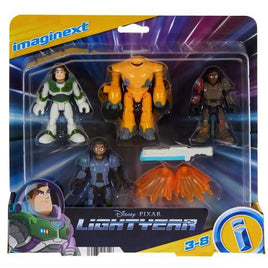 Imaginext Disney Pixar Lightyear Jr. Zap Patrol Figures 4pk