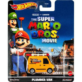 The Super Mario Movie Plumber Van Hot Wheels Premium Diecast 1/64