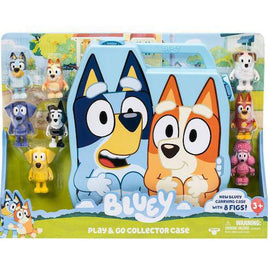 Bluey Play & Go Collector Case Bluey Figure Set 2"