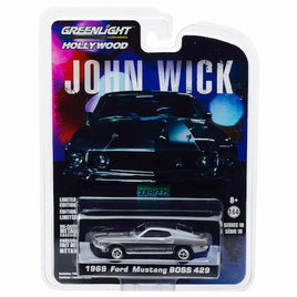 John Wick 1969 Ford Mustang BOSS 429 Greenlight Hollywood 1/64