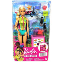 Barbie Marine Biologist Doll Blonde & Mobile Lab Playset 11"