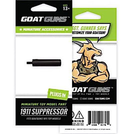 Goat Guns Miniature Black Suppressor for 1911