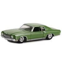 California Lowriders 1970 Green Chevy Monte Carlo Greenlight 1/64 Series 2