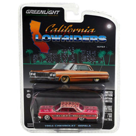 1964 Chevy Impala Pink California Lowriders Greenlight 1/64 Series 4