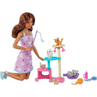 Barbie Kitty Condo Doll And Pets With Accessories, Toy For 3 Year Olds & Up