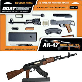 Goat Guns Miniature AK-47 Black Diecast Toy 1:3 Scale