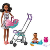 Barbie Skipper Babysitters Inc. Doll & Stroller Playset, For 3 Years & Up