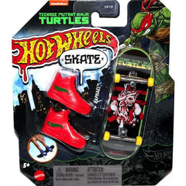 Teenage Mutant Ninja Turtles Raphael Hot Wheels Skate Fingerboard and Shoes