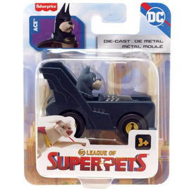 Ace Batman League of Super Pets Fisher Price Diecast 1/64 Vehicle