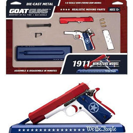 Goat Guns Miniature 1911 Uncle Sam Model Diecast Toy Pistol 1:2.5 Scale