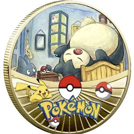 Pokemon Starry Sky Snorlax Collectible Coin